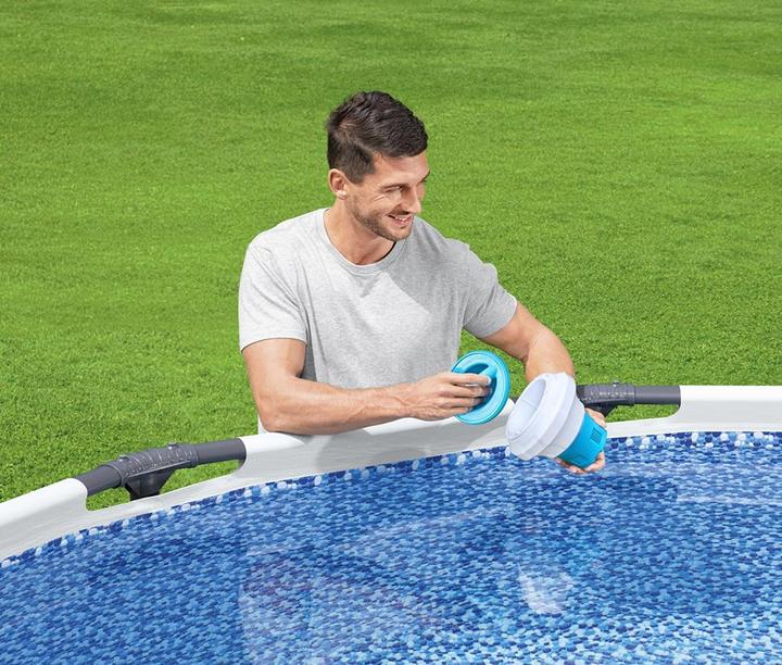 Actual product image Bestway Collapsible Chemical Floater with Glove