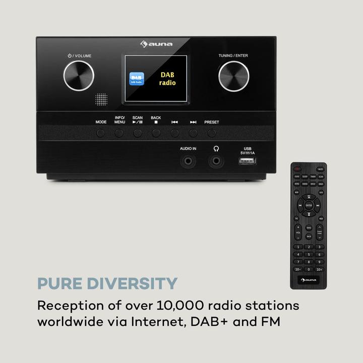 Immagine prodotto Auna Sistema compatto Connect System S, nero