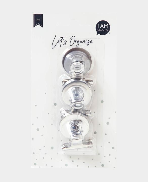Actual product image I Am Creative Magnetic clamps (3 x)