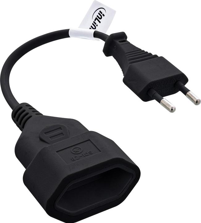 Actual product image InLine Euro extension (0.20 m, CEE 7/16)
