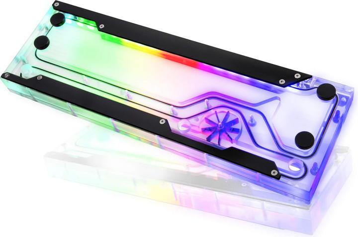 Produktbild Raijintek ACHERON 360 RBW Distro Plate - Acryl, D-RGB