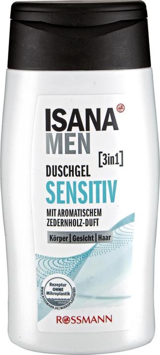 Isana MEN Duschgel 3 in 1 Sensitiv 300 ml (300 ml)