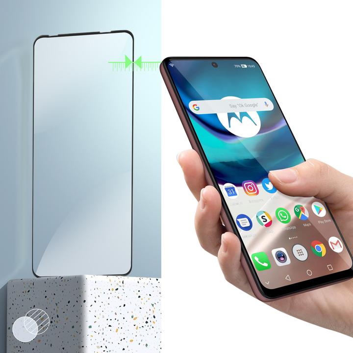 Image du produit Avizar Film de protection d'écran en verre de dureté 9H (1 pièce(s), Motorola Moto G42)
