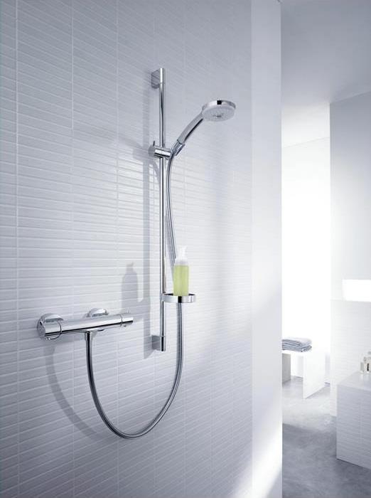 Actual product image hansgrohe Brausenkombi Croma 100 Ecostat 1001 SL u. Brausestange Unica 27085000