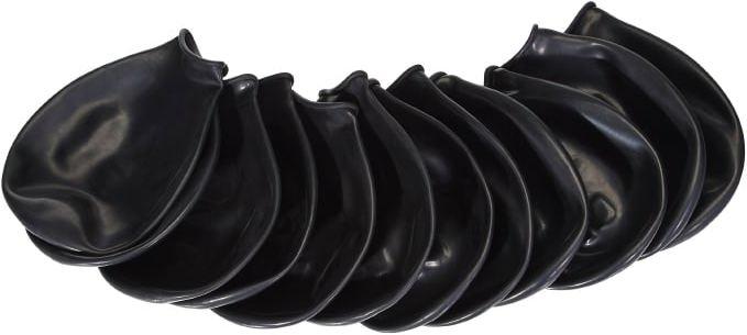 Pawz Dog shoe S 6.4 cm black 12 pcs - (278095) (S, Dog boots)