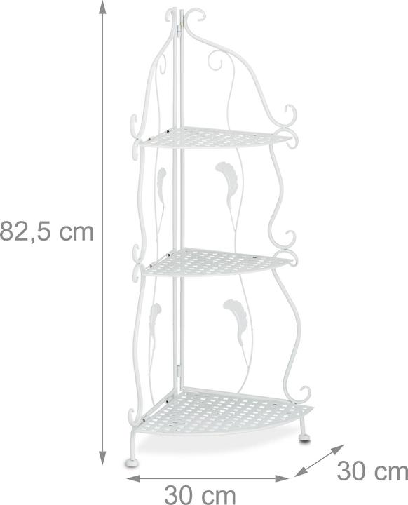 Actual product image Relaxdays Corner shelf (30 x 30 x 82.5 cm)