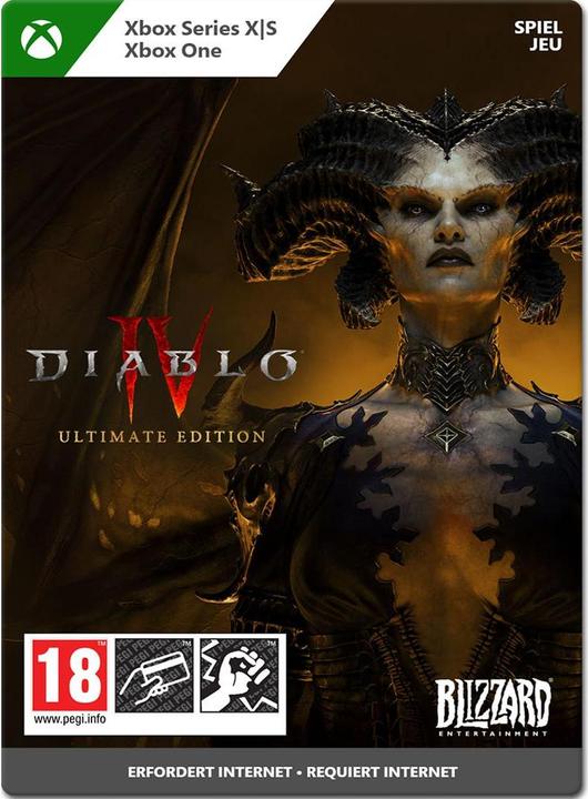 Microsoft Xbox Diablo 4 Ultimate Edition Download Code (Xbox Series X, Xbox Series S, Xbox One S)
