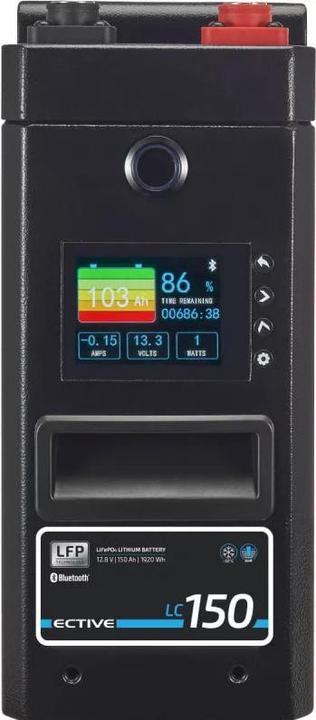 Actual product image Ective LC 150L LT Slim 12V LiFePO4 Lithium 150Ah (12 V, 150 Ah)