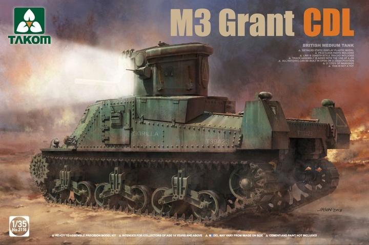 Produktbild Takom British Medium Tank M3 Grant Cdl