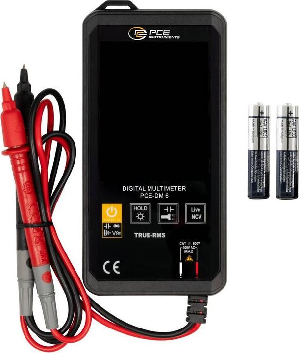 Produktbild PCE Instruments PCE-DM 6 Hand-Multimeter digital CAT III 600 V Anzeige (Counts (CAT III 600V)