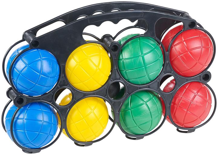 Pearl Boule- & Boccia-Spiel inkl. Tragekorb (8 x, 70 mm)