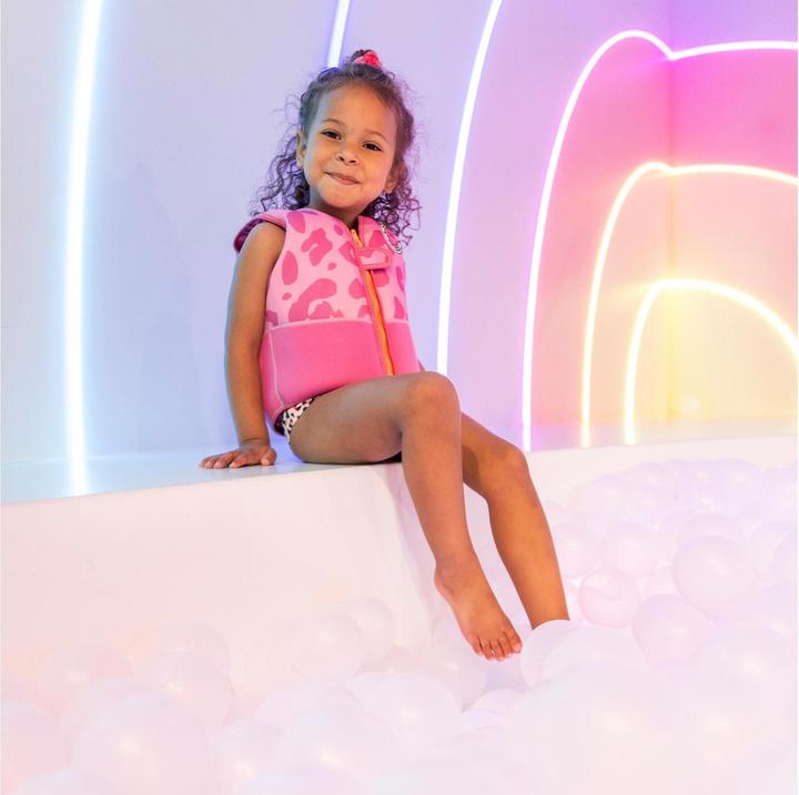Image du produit Swim Essentials Gilet de sauvetage 4-6 ans Leopard Pink (Taille unique, 18-30 kg)