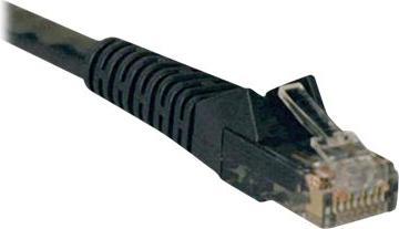 Actual product image Eaton Cat6 Gigabit Snagless Molded UTP Ethernet Cable RJ45 M/M Black 4.57m (U/UTP, CAT6, 4.57 m)