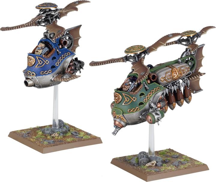 Immagine prodotto Games Workshop Warhammer ToW - La Montagna dei Nani ospita Gyrocopteres e Gyrobombardiers (Materiale sintetico)