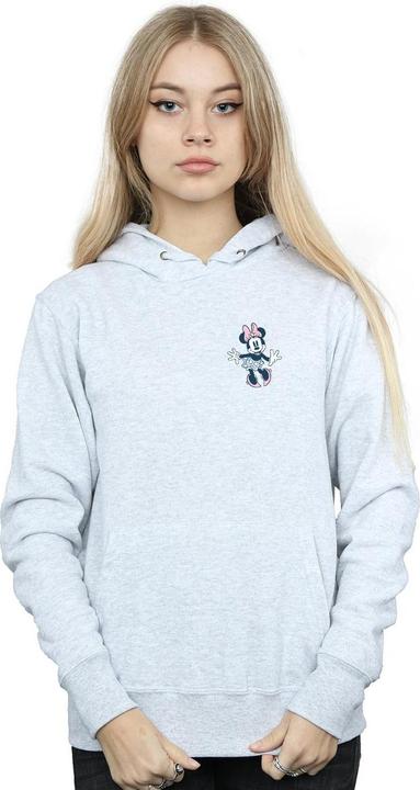Immagine prodotto Disney Minnie Mouse Dancing Chest Felpa con Cappuccio Donna (XL)