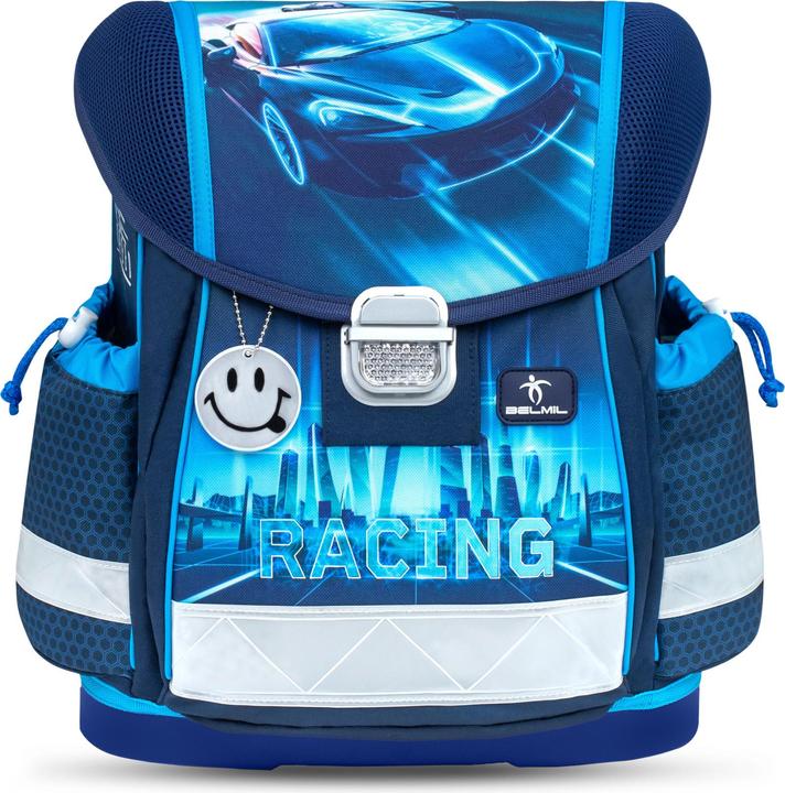 Actual product image Belmil CLASSY Schulrucksack-Set Racing Neon (19 l)