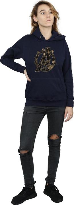 Produktbild Avengers Infinity War Logo Kapuzenpullover (XXL)