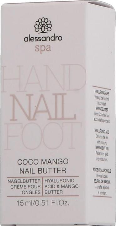 Produktbild Alessandro Spa - Coco Mango Nail Butter (15 ml)