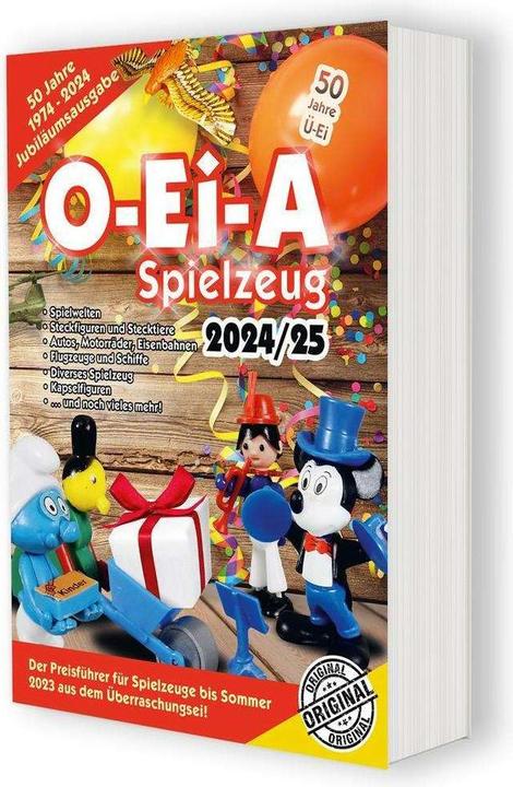 Produktbild O-Ei-A Spielzeug 2024/25 - Der Preisführer für Spielzeuge aus dem Überraschungsei (Deutsch, André Feiler, 2023)