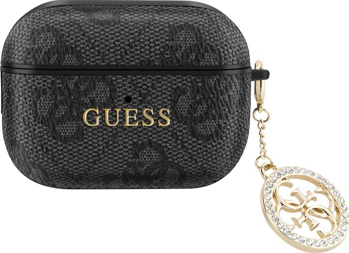Produktbild Guess Hülle für Airpods Pro 4G Script mit glitzerndem Charm mit Strassverzierung (Kopfhörer Hülle)