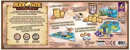 Produktbild Mirakulus 1025052 - Flick of Faith - Brettspiel für 2 - 4 Spieler ab 8 Jahren (DE-Ausgabe) (Deutsch)