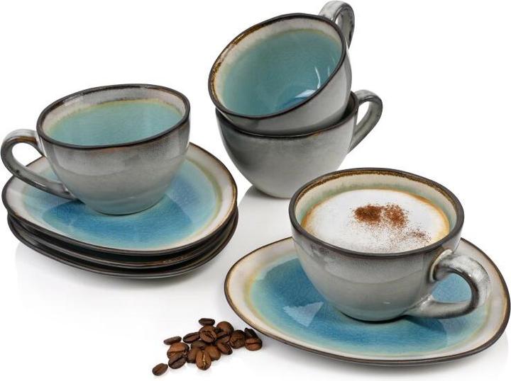 Produktbild Sänger Geschirr Kaffeetassen Set Capri mit Untertassen (300 ml, 8 x)