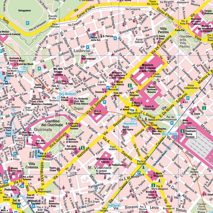 Produktbild Rom, Stadtplan 1:10.000, freytag & berndt