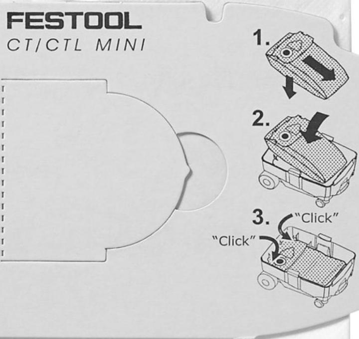 Produktbild Festool Selfclean Filtersack SC FIS-CT MIDI/5