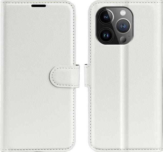 Actual product image MU Classic Litchi Leather Bookcover Series (Apple iPhone 15 Pro)