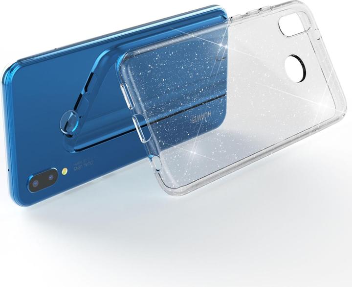Image du produit Nalia Étui en silicone transparent à paillettes (Huawei P20 Lite)
