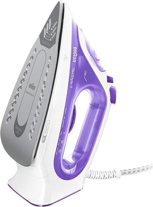 Actual product image Braun TexStyle 3 Dry & Steam Iron Purple (2350 W, 160 g/min)