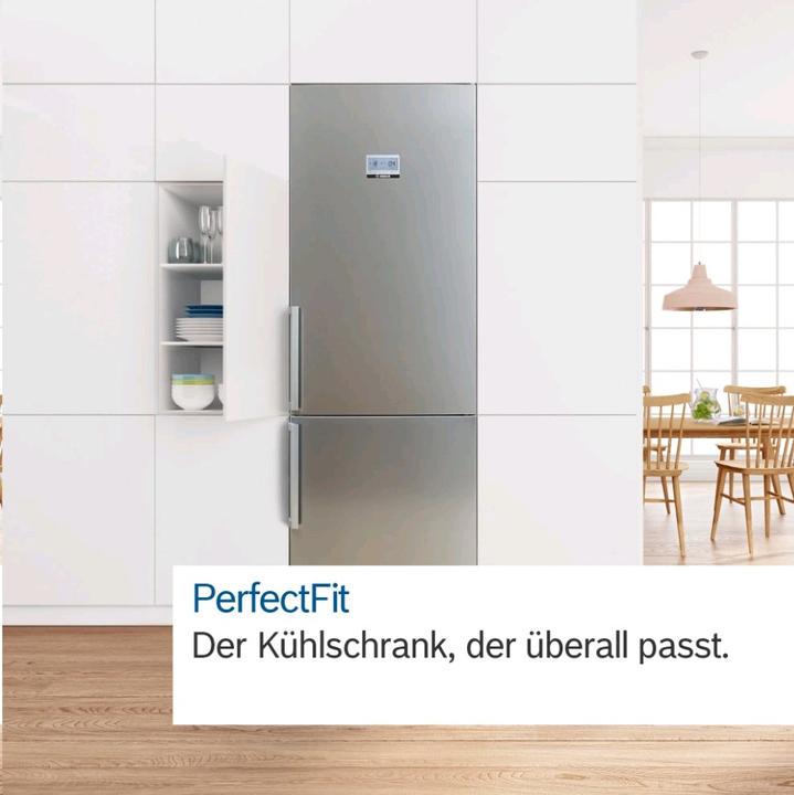 Image du produit Bosch Hausgeräte Série 4 Réfrigérateur/congélateur indépendant avec partie congélation en bas 203 x 60 cm (363 l)