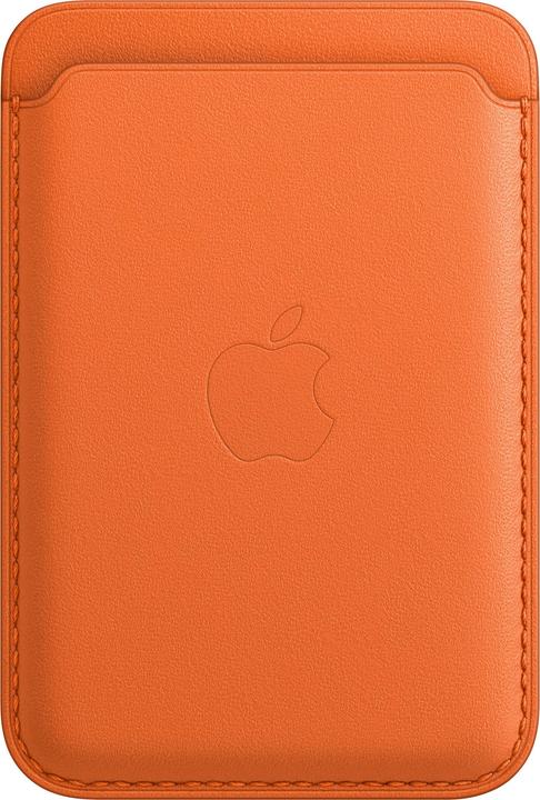 Produktbild Apple iPhone-Leder-Geldbörse mit MagSafe - Orange (Apple iPhone 14 Pro, Apple iPhone 13 Pro Max, Apple iPhone 12 mini, Apple iPhone 13 mini, Apple iPhone 14, Apple iPhone 12, Apple iPhone 13, Apple iPhone 14 Plus, Apple iPhone 14 Pro Max, Apple iPhone 12 Pro Max, Apple iPhone 12 Pro, Apple iPhone 13 Pro)