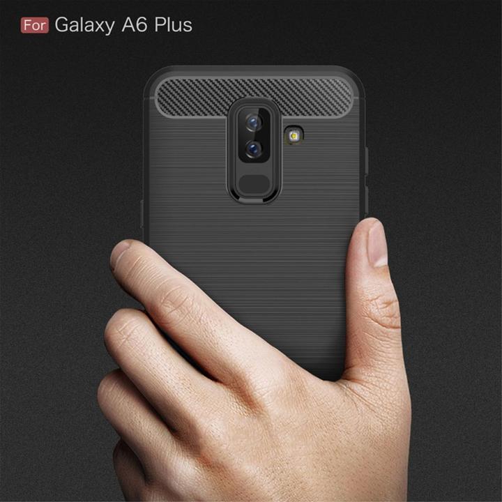Produktbild König Design Handyhülle für Samsung Galaxy A6 Plus (2018) Schutzcase Backcover Bumper Blau (Nokia X6 2018)