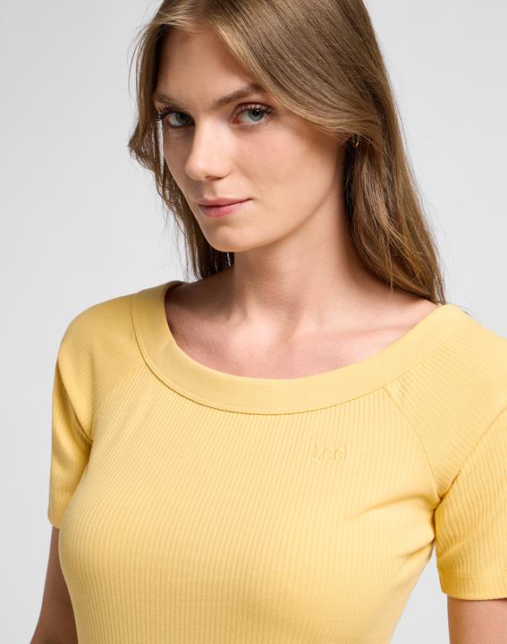Actual product image Lee T-shirts Off The Shoulder Rib (XS)