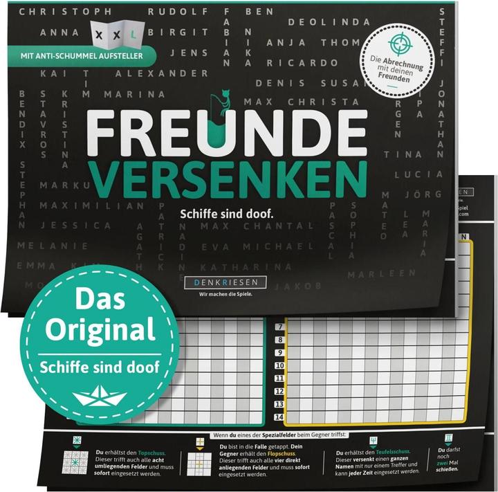Produktbild Denkriesen Freunde Versenken - Schiffe sind doof (Deutsch)