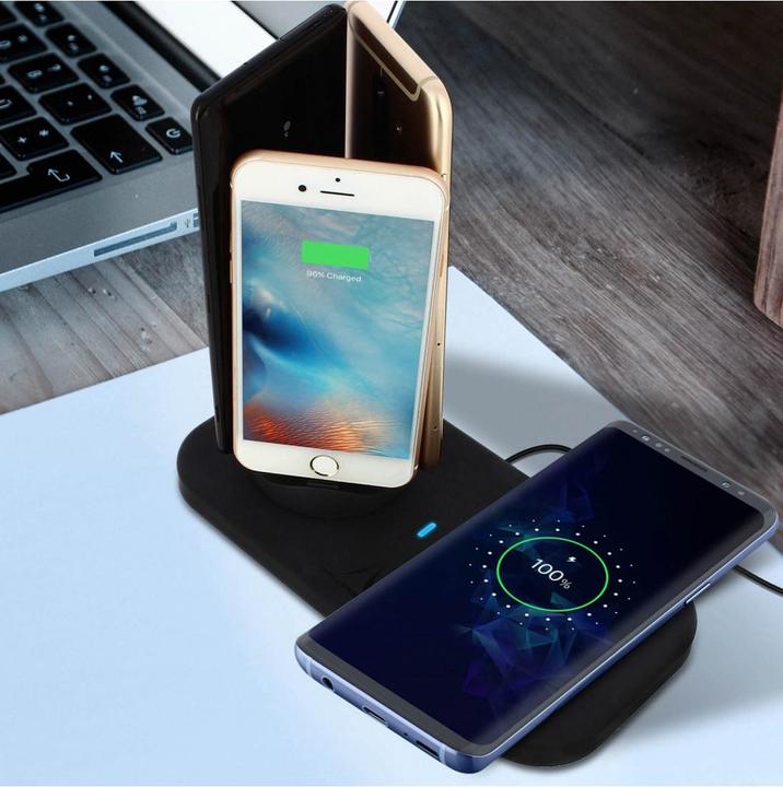 Produktbild Akashi USB-C / Lightning / Micro-USB / QI 4-in-1 Ladestation (10 W)