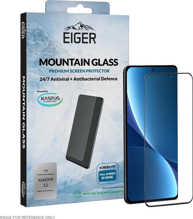 Immagine prodotto Eiger Mountain Glass Clear Edge (1 Pezzo/i, Xiaomi 12X, Xiaomi 12)
