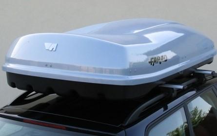 Actual product image Farad Marlin F3 680L grey metallic Roof Box (680 l)