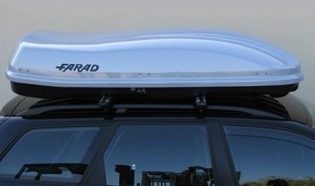 Actual product image Farad Marlin F3 680L grey metallic Roof Box (680 l)