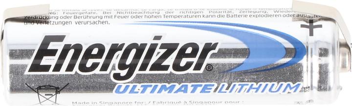 Actual product image Energizer Ultimate Lithium L91 Mignon 1,5V mit Lötfahnen U-Form (1 pcs., AA, 3000 mAh)