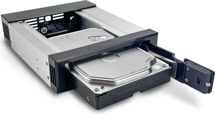 Image du produit Fantec BP-SA35-12G/6G SAS 12G + SATA 6G châssis amovible pour un disque dur 3,5 pouces de 8,89 cm dans un