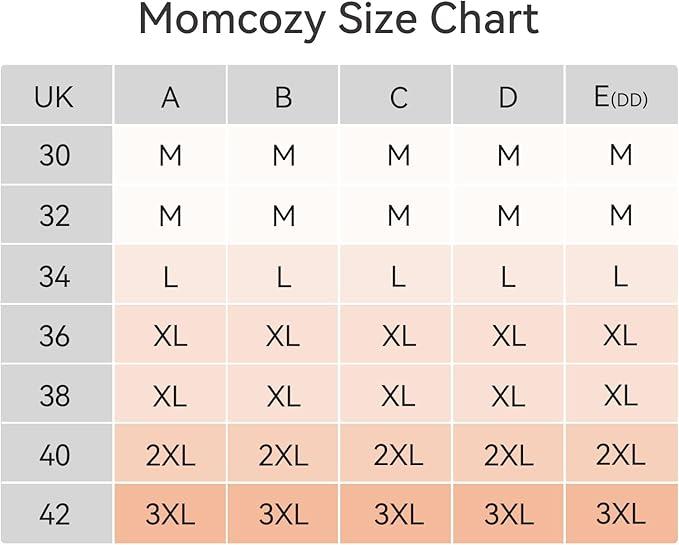 Produktbild Momcozy Nursing Bra black L (L)