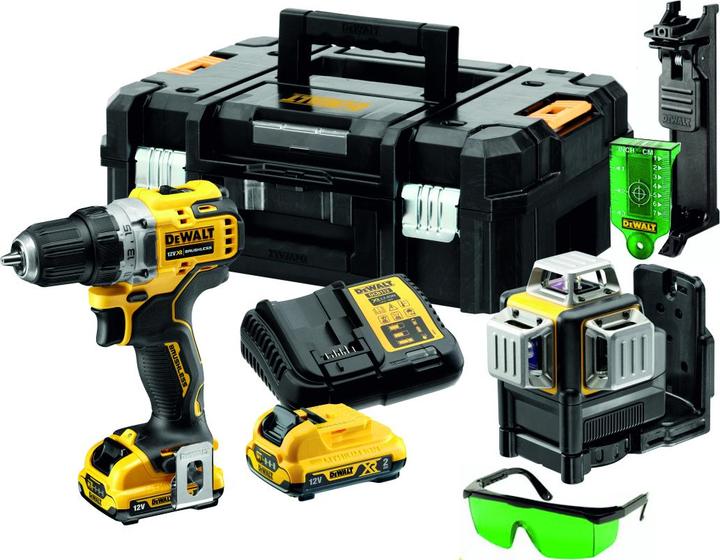 Actual product image DeWalt COMBO SET 12V DCE089G + DCD701 DCK212D2T (12 V)
