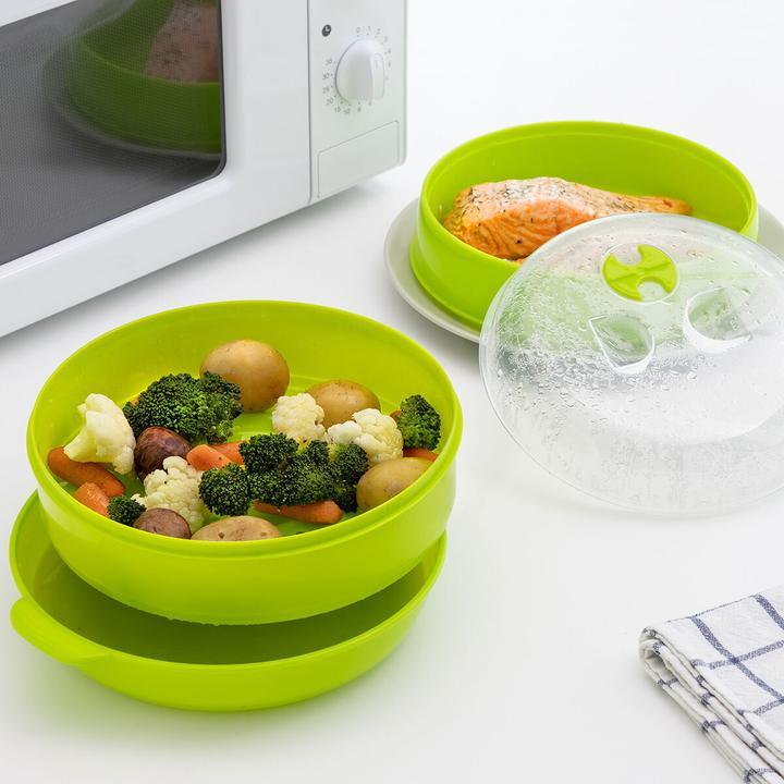 Produktbild InnovaGoods Mikrowellen-Dampfgarer