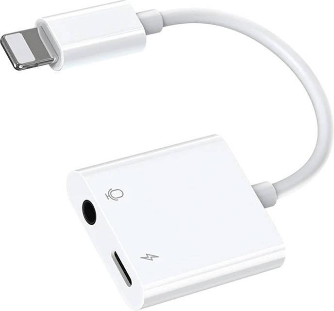 Joyroom Audio Adapter Lightning / 3.5 mm S - Y105 (white) (Lightning, 3.5mm Buchse)