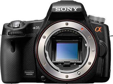 Sony Alpha SLT-A35, 16.2MP, vidéo FullHD, boîtier