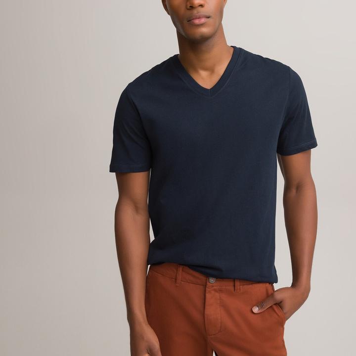 Immagine prodotto La Redoute Collections T-Shirt mit V-Ausschnitt (M)