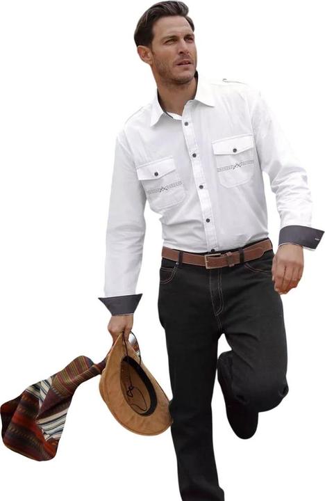 Actual product image Atlas For Men Mens Stretch Regular Jeans (36)