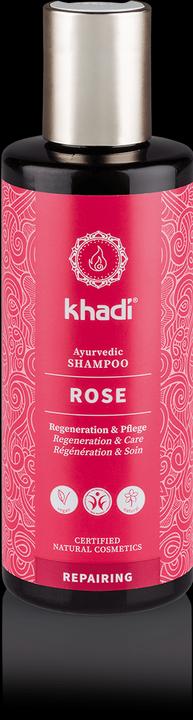 Actual product image Khadi Rose (210 ml, Liquid shampoo)
